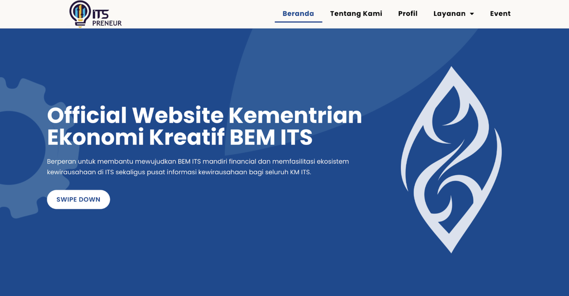 Website Developer BEM ITS 2024 screenshot 1